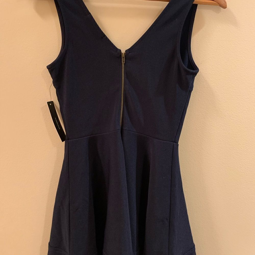 NWT Lulu’s Royal Blue Fit & Flare Dress - Picture 2 of 7